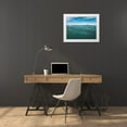 thumbnail image 3 of Larson, Nathan 18x15 White Modern Wood Framed Museum Art Print Titled - Dominican Oceans I, 3 of 4