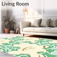 thumbnail image 2 of ODIKA 5'x7' Machine Washable Non-Slip Area Rug, Heavenly Cloud Whimsical Dreamy Ethereal Lush Enchanting Accent High Traffic Rug, Green, 528712, 2 of 5