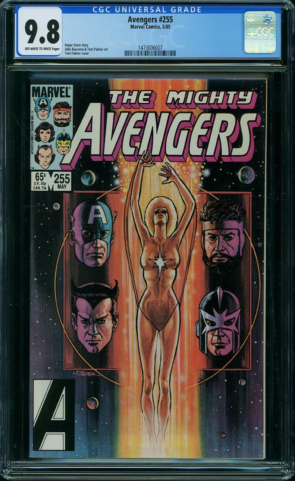 Cover of The Avengers #255