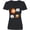 AB-Black, variant on Inktastic Jupiter and Saturn Space Humor "Sup Saturn", "Sup Jupes" Women's V-Neck T-Shirt