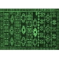 thumbnail image 1 of Ahgly Company Indoor Rectangle Southwestern Emerald Green Country Area Rugs, 2' x 4', 1 of 4