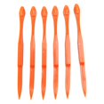 thumbnail image 1 of 6pcs Easy Orange Citrus Peeler In Bright Orange Color Kitchen Tool, 1 of 5