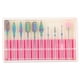 thumbnail image 1 of Cabezal de pulido de uñas de aleación, 10 piezas Brocas para pulir uñas Cabezal de pulir uñas Rendimiento confiable, 1 of 8