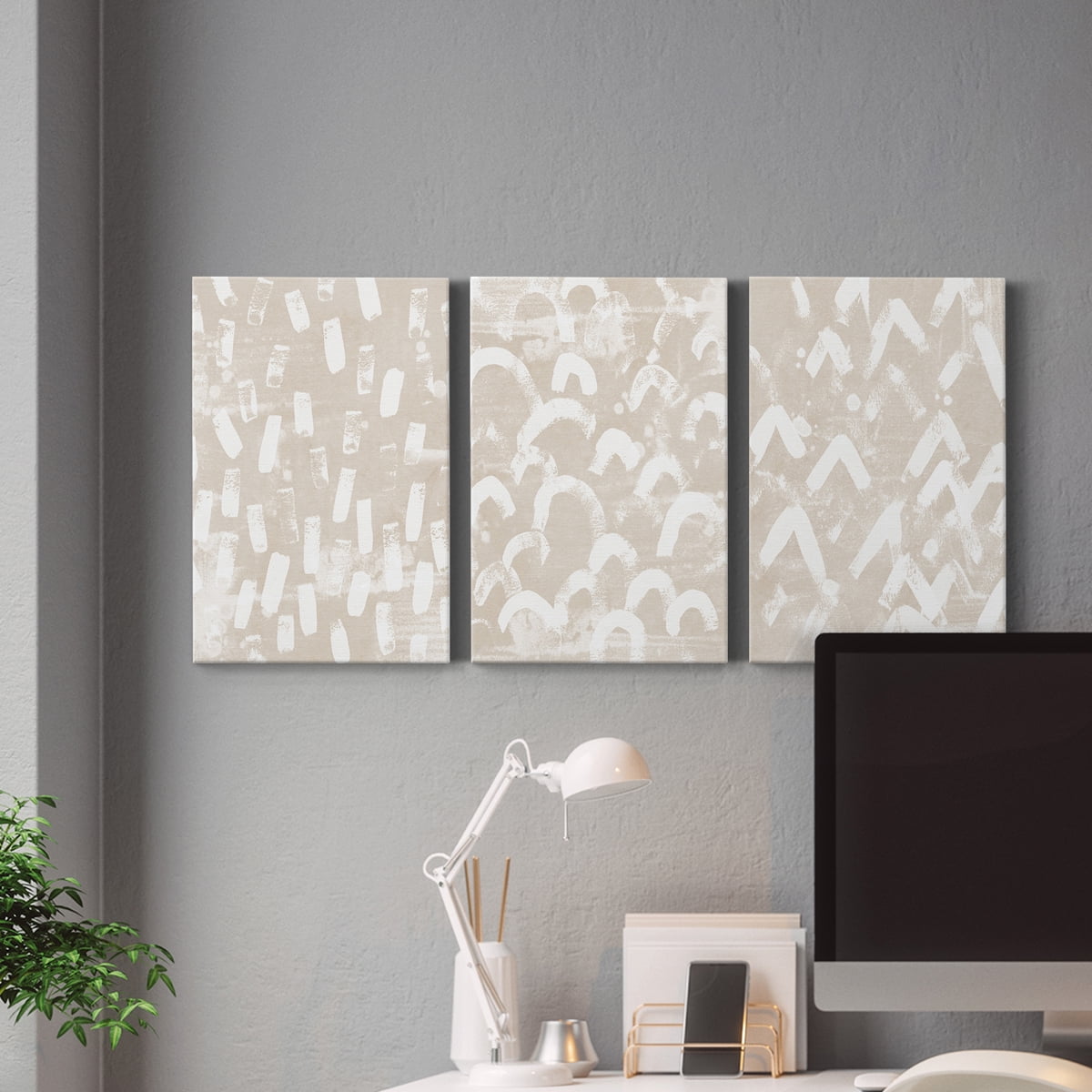 Earth Etching I Premium Gallery Wrapped Canvas - Ready to Hang - 8 x 12 Each