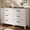 Grey, variant on Gizoon 47.2" W Drawer Dresser, 6 Chest of Drawers, Dresser for Bedroom | Wooden Chest of Drawers with Ample Storage Space, Smooth Rail, Metal Handles, Anti-tipping, for Bedroom, Hallway, Retro