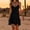 Black, variant on Tunic Dress Interview Dress 2026 Summer Solid Color Button Down Breathable Regular Fit Comfy Plus Size Party Dress for Going Out and Party S-2XL