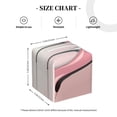 thumbnail image 4 of Lsque High Heel Shoes Butterfly Printed Tissue Box Cover Holder, Facial Paper Organizer Dispenser,Square with Bottom Belt, PVC Leather Decorative Organizer, 4 of 8