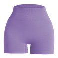 thumbnail image 6 of Bovemsi Women's Tummy Control Biker Shorts Fashion Solid Pant Leggings Pants Slim High Waist Sport Workout Athletic Leggings, 6 of 6