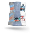thumbnail image 4 of Disney Stitch Boys Mid-Crew Socks, 3-Pack, Sizes S-L, 4 of 9