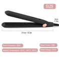 thumbnail image 2 of Gustave Flat Iron Hair Straightener and Curler 2 in 1 30s Fast Heating Straightening Curling Iron Hair Styling Tool with 3 Adjustable Temps - Black, 2 of 10