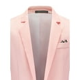 thumbnail image 4 of Cilcicy Men Business Basic Coat Long Sleeve Notched Collar Formal Suit Jackets, 4 of 5