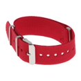 thumbnail image 3 of Ancho De Reemplazo De Banda De Reloj De La Correa De Reloj De Nylon Tejido Rojo 20mm Yuyangstore Bandas de reloj, 3 of 8