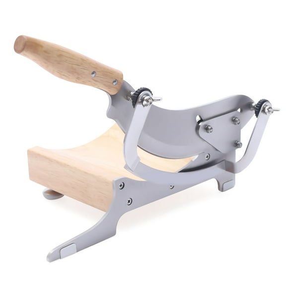 ChicHomey StainlessSteel Biltong Cutter Beef Jerky Herb Ginseng Slicer w Rubber WoodHandle
