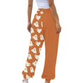 thumbnail image 6 of Orange Women's Comfy Pajama Long Pants Baggy Sweatpants Lounge Sweat Pant Active Jogging Fall Clothes Pajama Pants Women 2XL, 6 of 6