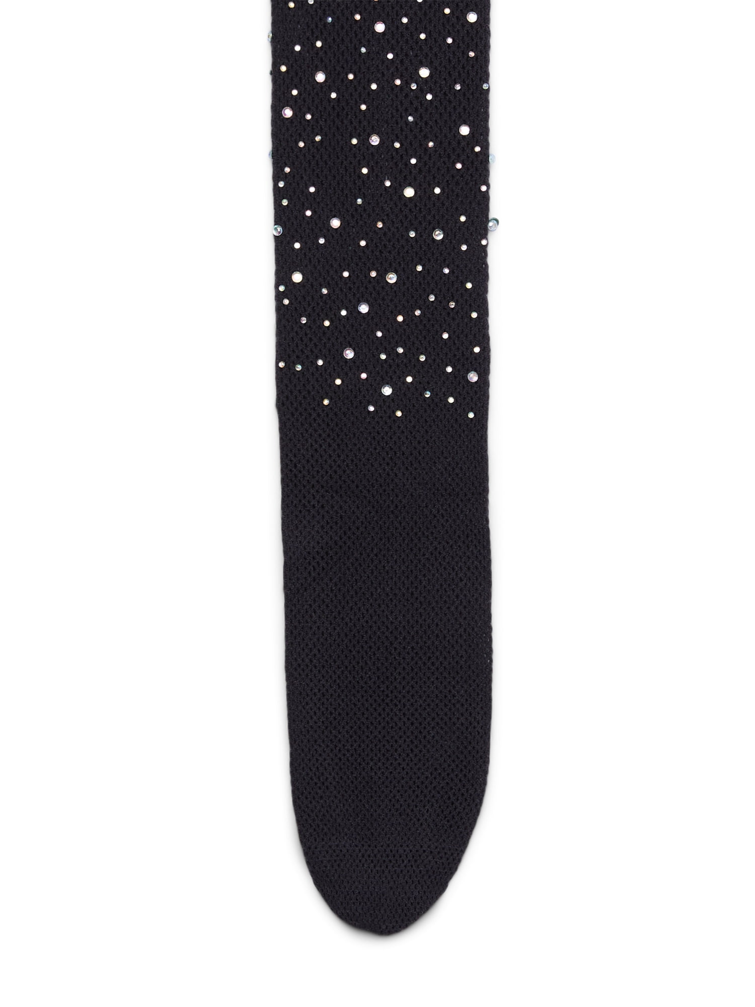No Boundaries Juniors Rhinestone Fishnet Tights for Women, Sizes S-3XL