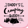 thumbnail image 4 of Inktastic Daddys Camping Buddy Boys or Girls Baby Bib, 4 of 4