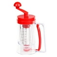 thumbnail image 1 of Miangastore Stainless Steel Manual Cake Batter Dispenser Red 1Set Ergonomic Handle, 1 of 8