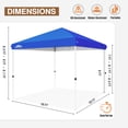 thumbnail image 4 of EAGLE PEAK 10ft x10ft Blue Outdoor Canopy, 4 of 8