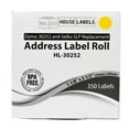 thumbnail image 6 of HOUSELABELS Compatible DYMO 30252 YL, PK, GN, OR, WH, LAV, BL Address Labels (1-1/8"x3-1/2"), permanent adhesive, compatible with DYMO LW 450, 4XL, Rollo & Zebra Desktop Printers, 7Rolls/2450Labels, 6 of 8