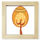 thumbnail image 1 of Festival de Pascua amarillo huevo Tree Pantalla de escritorio de pared de fotograma cuadrado, 1 of 4