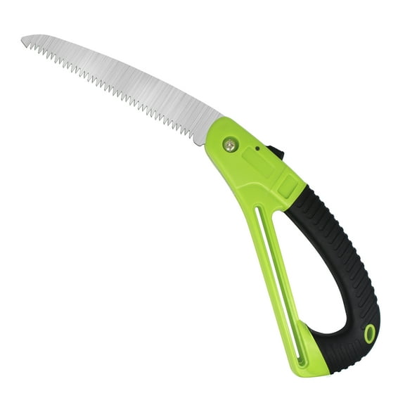KALIM Folding Hand Saw, Gardening/Camping/Pruning Saw with Rugged 7 Inch Blades Professional Folding Saw Razor Tooth Sharp Blade Solid Non-slip Grip and Safety Lock