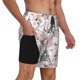 thumbnail image 2 of Balery Paris Bañador para hombre, shorts de playa de secado rápido con entrepierna y forro de compresión-Large, 2 of 6
