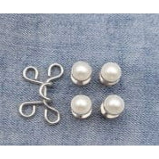 Adjustable Jean Buttons Pins for Loose Jeans 4 Sets Jeans Button  Replacement Pant Clips for Waist Buckle