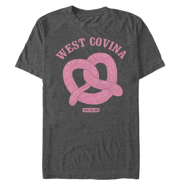 Men's Crazy Ex-Girlfriend West Covina Pretzel  Graphic Tee Charcoal Heather Medium