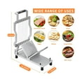 thumbnail image 4 of Commercial Cheese Slicer, Aluminum Alloy Block Cheese Cutter with 3/8" and 3/4" Stainless Steel Blades, Cheese Butter Cutting Board Slicer Cutting Blade Replaceable, Silver, 4 of 7