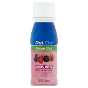 ReliOn Glucose Shot, Mixed Berry, 60mL