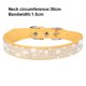 thumbnail image 2 of Collar de cuero con brillantes incrustaciones de cristales para perros y gatitos, 2 of 5