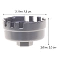 thumbnail image 4 of CHICHUMID 1Pcs Wrench Filter in Silver for and Style Filter Removal, 4 of 4
