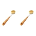 thumbnail image 2 of Natural Sisal Kitchen Cleaning Brush Pot Scrub Brush with Long Wooden Handle Cleaning Scrub Brushkitchen Brush Dish Brush Scrubbing Brush Bottle Brush Handle Brush Multipurpose Cleaning Brush Househo, 2 of 5