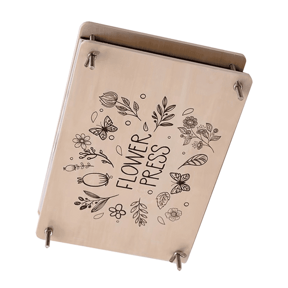 Professional Flower Press Kit, 30X21cm DIY Flower Pressing Kit for Adults to Making Dried Flower & Press Flowers Arts