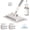 1mop+4face Towel, variant on Hands-Free Multi-Purpose Flat Mop – Lazy Cleaning & Face Towel, One-Button Cloth Grip, 360 Rotating Fiber Lock Mini Mop for Wall Floor Bathroom Kitchen Cleaning