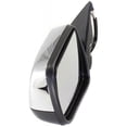 thumbnail image 5 of For GMC Terrain 2015 2016 2017 Door Mirror Driver Side | Heated | Power Glass | Chrome | Manual Folding | Replacement For GM1320476 | 22818267, 23153003, 5 of 6
