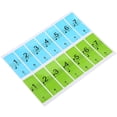 thumbnail image 3 of Yazoeia Life Piano Stickers for 88 Key Keyboards Removable Complete Notes with Numbers Transparent and Colorful CJC912-146097, 3 of 9