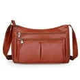 thumbnail image 2 of Bolso de madre de moda, cuero suave para mujer de mediana edad, bolso bandolera a juego de moda, bolso de hombro de mujer de moda, 2 of 3