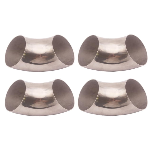 4pc 72mm 90 Deg Tight 0.84D T304 Tubo de tubo de curvatura de mandril de de material acero inoxidable Zulema Curva de mandril ultra apretada
