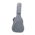 thumbnail image 4 of Padded Soft Case Guitar Dust Cover Bag for Acoustic Guitars Electric Guitars Gray, 4 of 8
