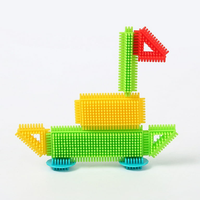 Bristle Shape Blocks Build and Play Fun Bricks Set for Boys Girls 100pcs Size 285.00