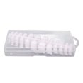 thumbnail image 4 of 240 uñas postizas para dedos del pie, para salón de belleza, cobertura completa, para mujeres, artistas de uñas, color blanco brillante, 4 of 14