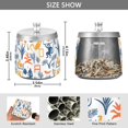 thumbnail image 2 of Yayeee Ashtray with Lid for Cigarette Smokeless Stainless Steel Home Ash Holder, Tropical Jungle Vibes, 2 of 7