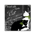 thumbnail image 2 of Trademark Fine Art "Travel With Your Cat" Canvas Art by Color Bakery, 2 of 4
