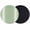 Green, variant on Sage Green Coasters Set of 2, Farmhouse Sage Green White Striped Absorbent Coasters for Drinks, Coaster for Bar Office Dining Coffee Table Accessories Decor, Non Slip Round Desk Coaster