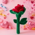 thumbnail image 4 of Realistic Plush Rose Stuffed Toy, Soft Long Stem Flower Plush Pillow Decor for Valentine's Day Gift, 4 of 4