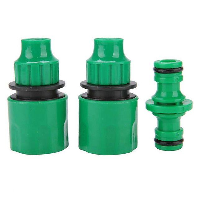 3Pcs 3/8 Hose Quick Connector Adapter for Home Garden Hose Repair Tool