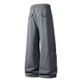 thumbnail image 3 of lcziwo Man's Summer Cargo Pants Work Sweatpants Multiple Pockets Hiking Holiday Relaxed Fit Outdoor Apparel Dark Gray XXL, 3 of 8