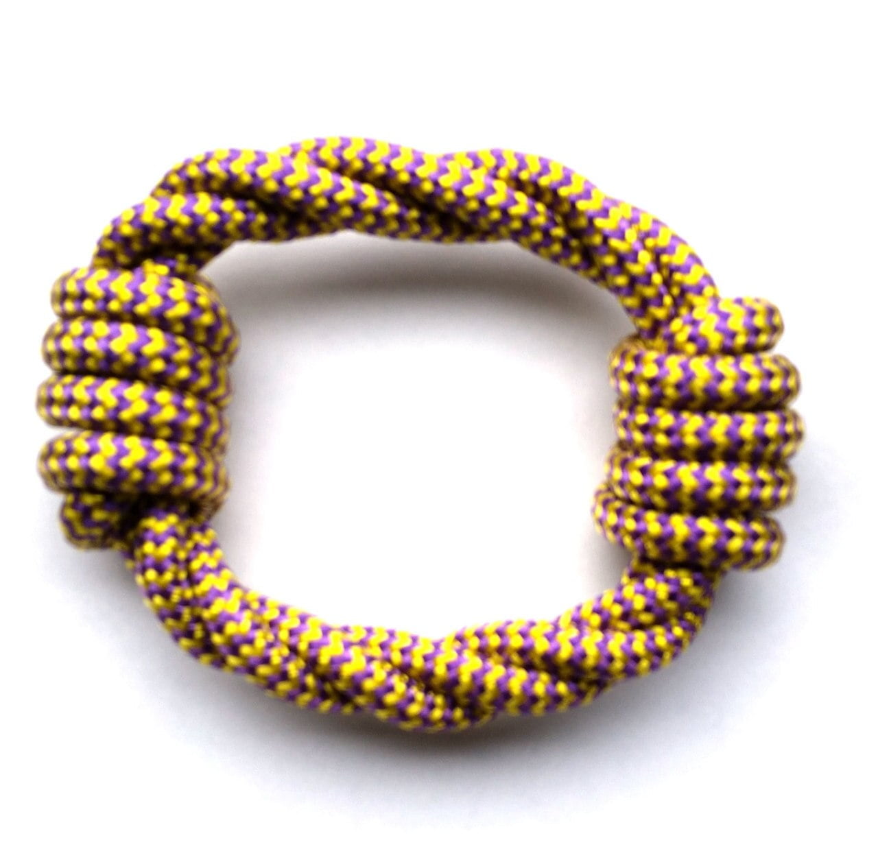 Rope Circle Ring 2 Knots Dog Puppy Toy