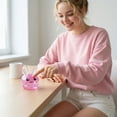 thumbnail image 6 of Fidget Toys Easter Bunny Maltose Squeezable Stress Relief Tool, Slow-Rise Easter Gifts for Focus and Sad Relief, Tactile Hand Exercise Accessory,Pink,1.77*2.7 inch., 6 of 7